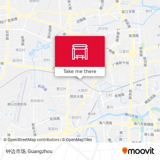 钟边市场 map