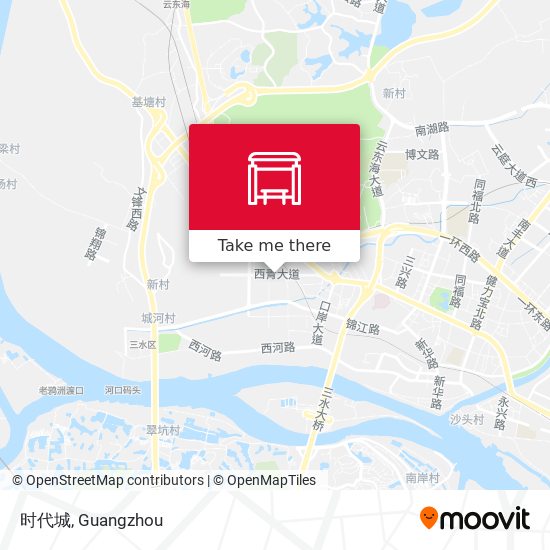 时代城 map