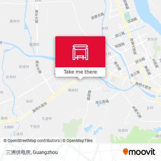 三洲供电所 map