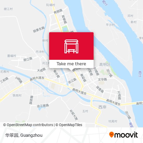华翠园 map