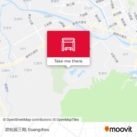 碧桂园三期 map