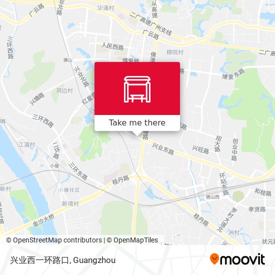 兴业西一环路口 map