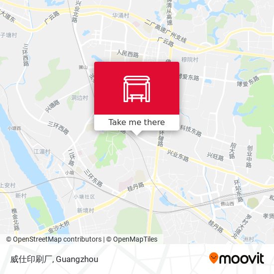 威仕印刷厂 map