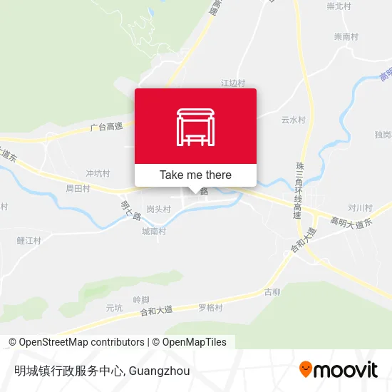 明城镇行政服务中心 map