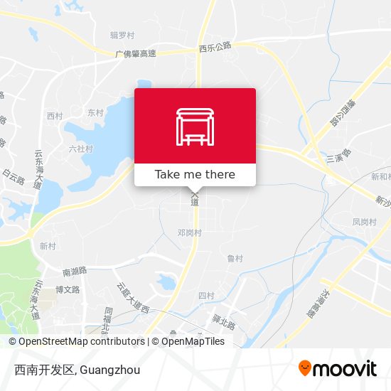 西南开发区 map