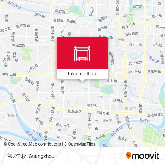 启聪学校 map