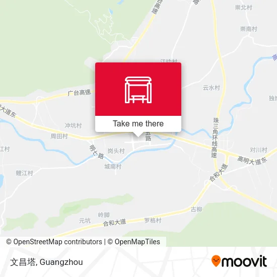 文昌塔 map