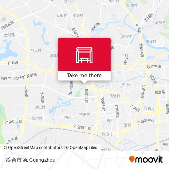 综合市场 map