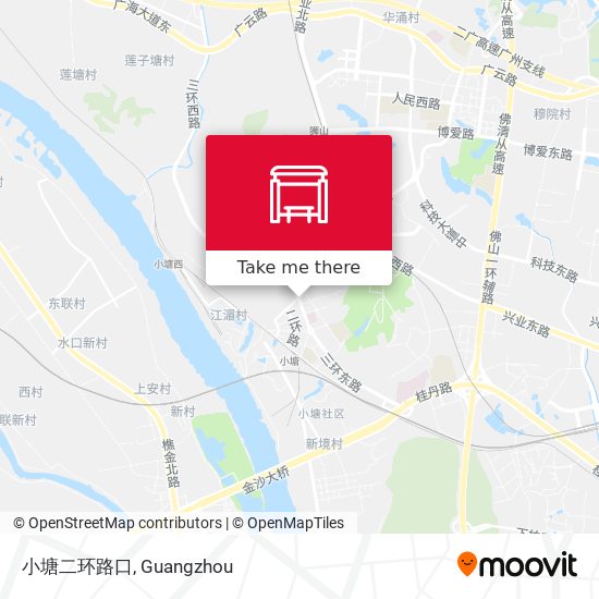 小塘二环路口 map