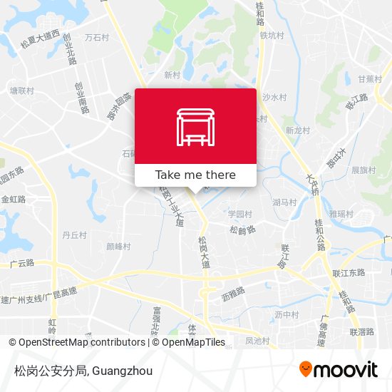 松岗公安分局 map
