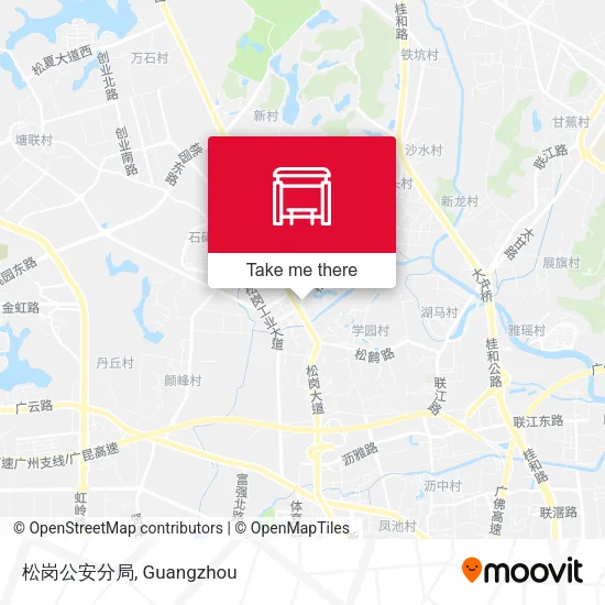 松岗公安分局 map