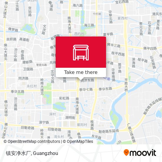 镇安净水厂 map