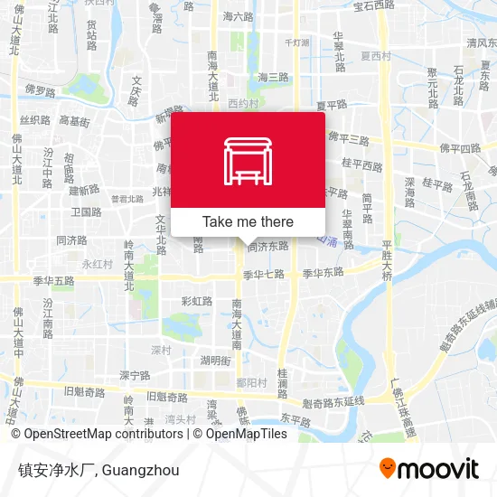 镇安净水厂 map