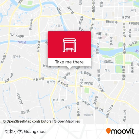 红棉小学 map