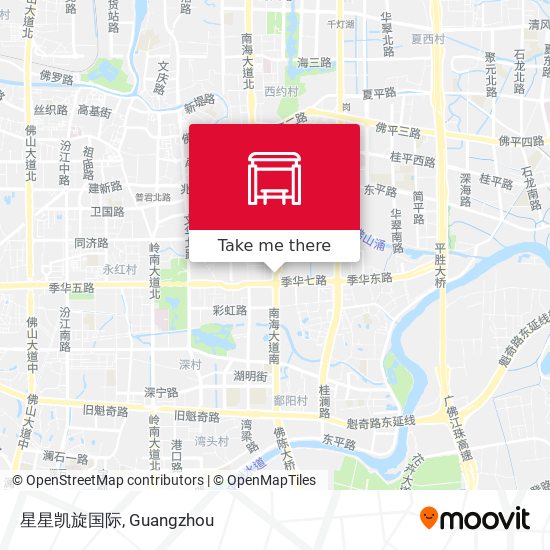 星星凯旋国际 map