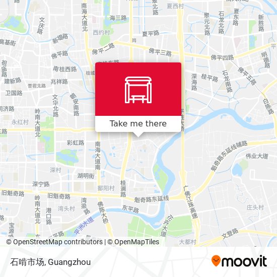石啃市场 map