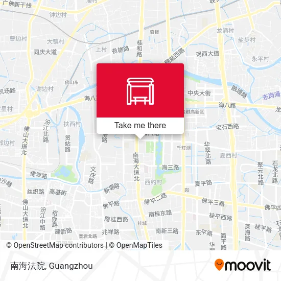 南海法院 map