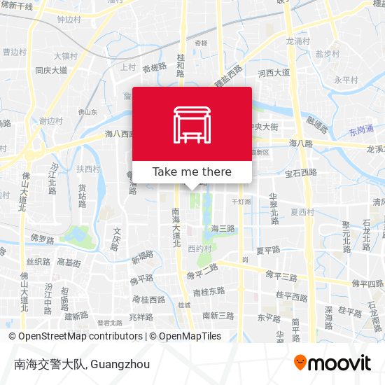 南海交警大队 map
