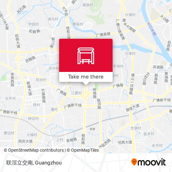 联滘立交南 map