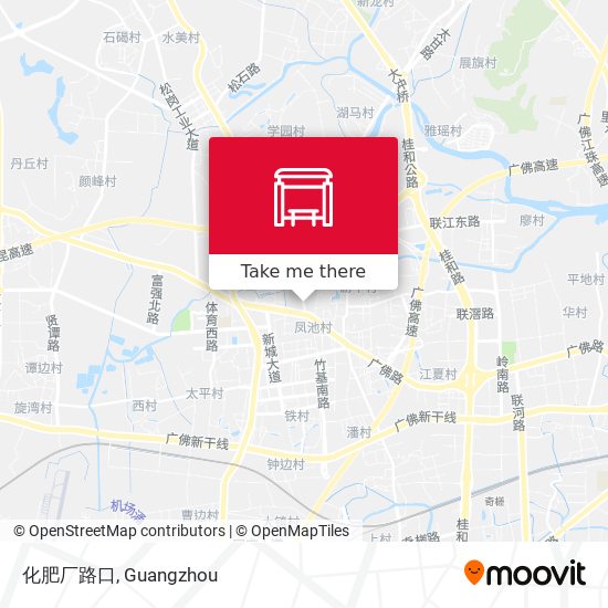 化肥厂路口 map