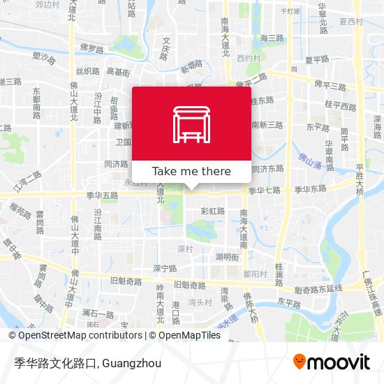 季华路文化路口 map