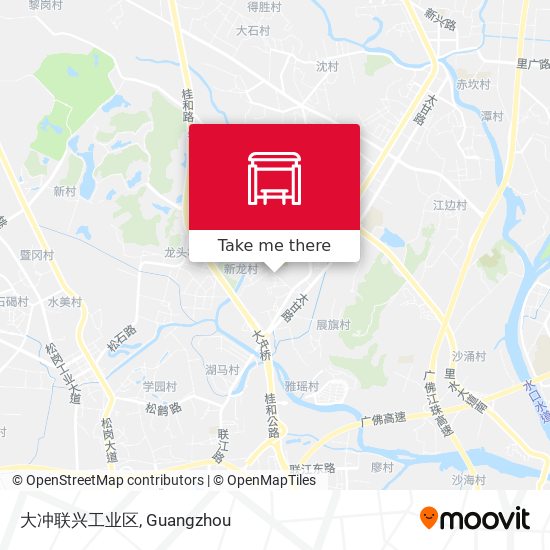大冲联兴工业区 map