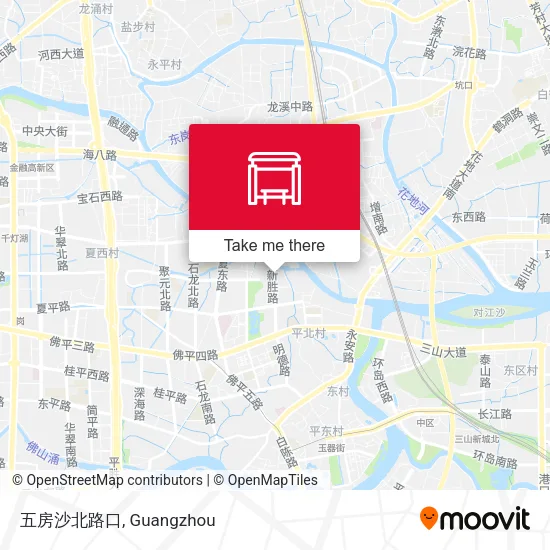 五房沙北路口 map