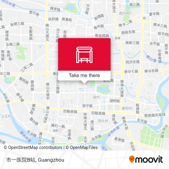 市一医院B站 map