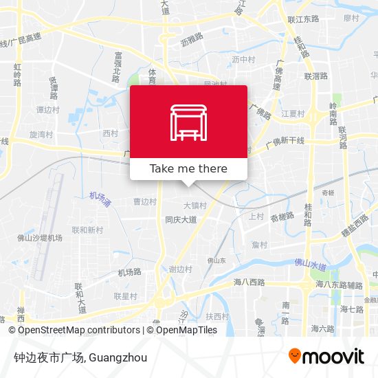 钟边夜市广场 map