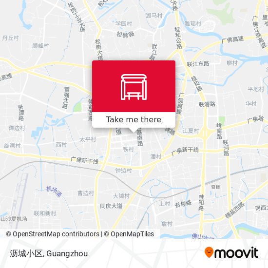 沥城小区 map