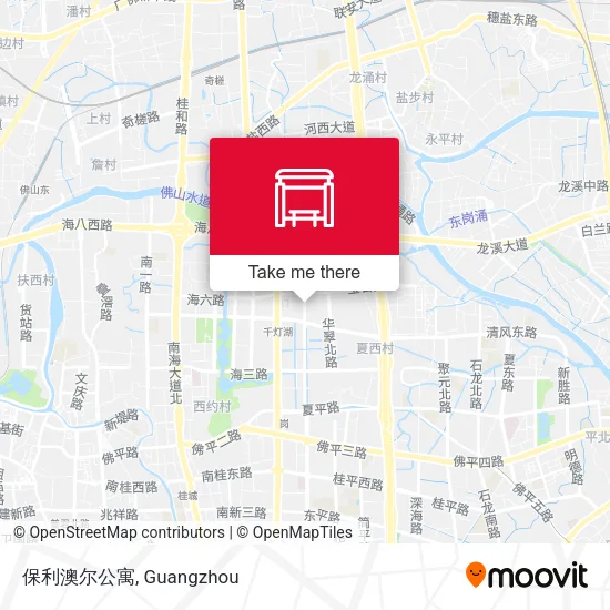 保利澳尔公寓 map