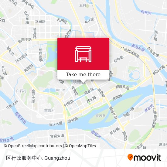 区行政服务中心 map
