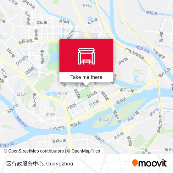 区行政服务中心 map