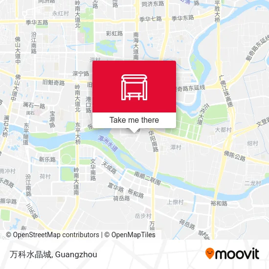 万科水晶城 map