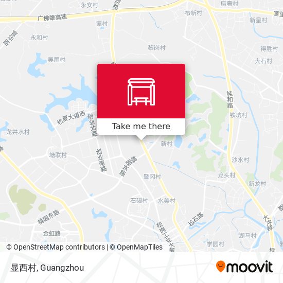 显西村 map