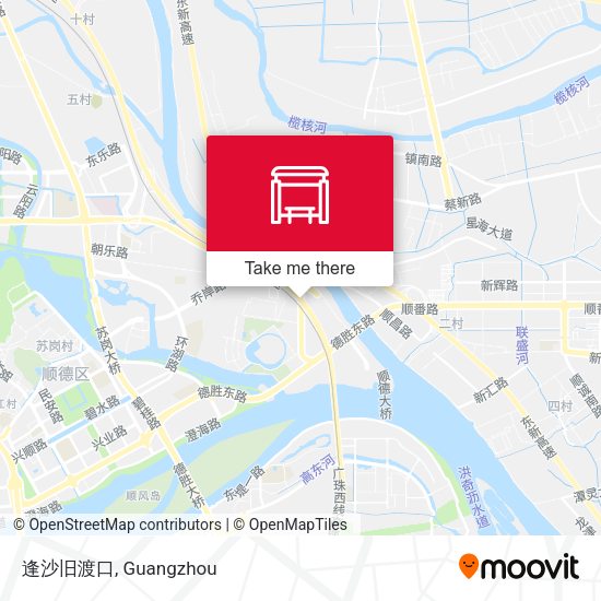 逢沙旧渡口 map
