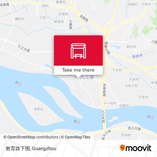 教育路下围 map