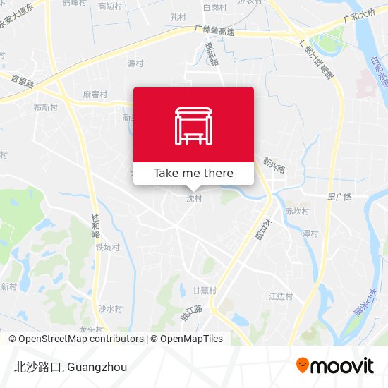 北沙路口 map