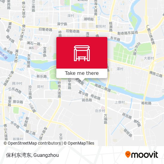 保利东湾东 map