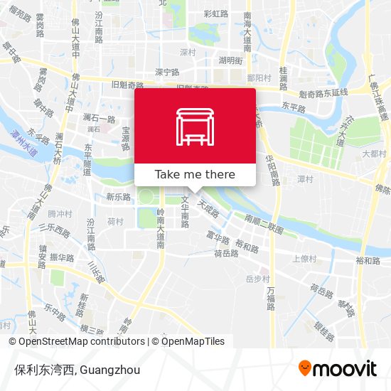 保利东湾西 map