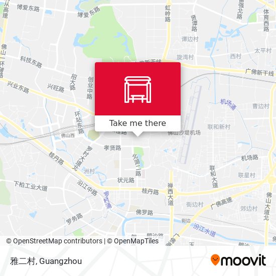 雅二村 map