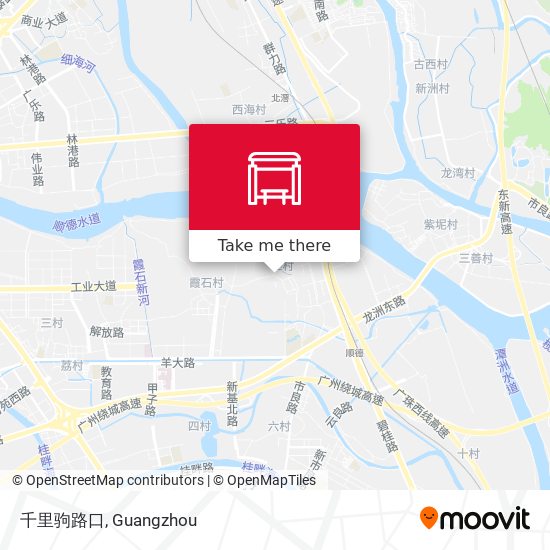 千里驹路口 map