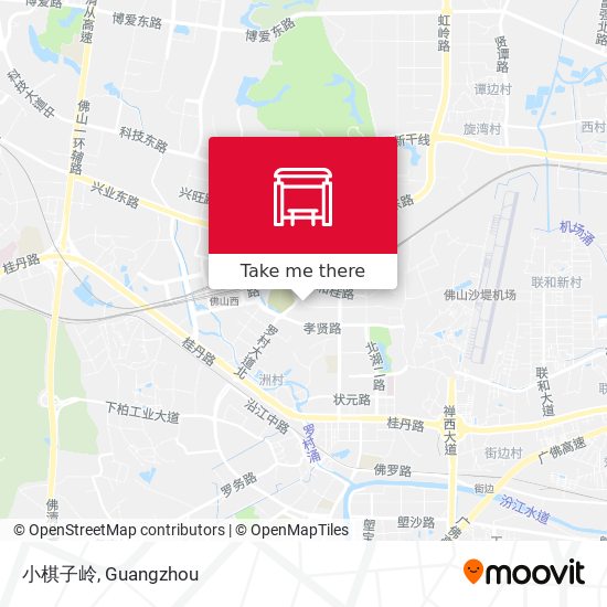 小棋子岭 map
