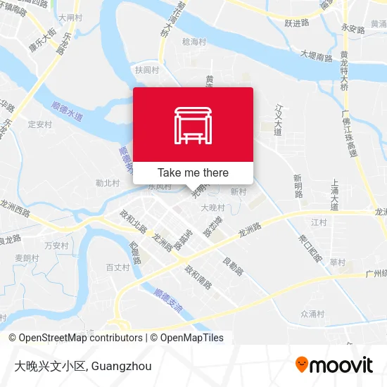 大晚兴文小区 map