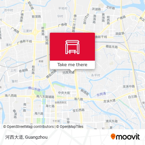 河西大道 map