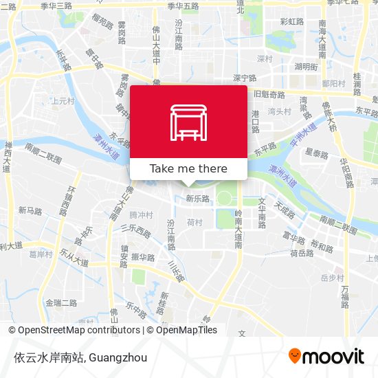 依云水岸南站 map