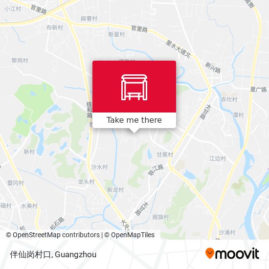 伴仙岗村口 map