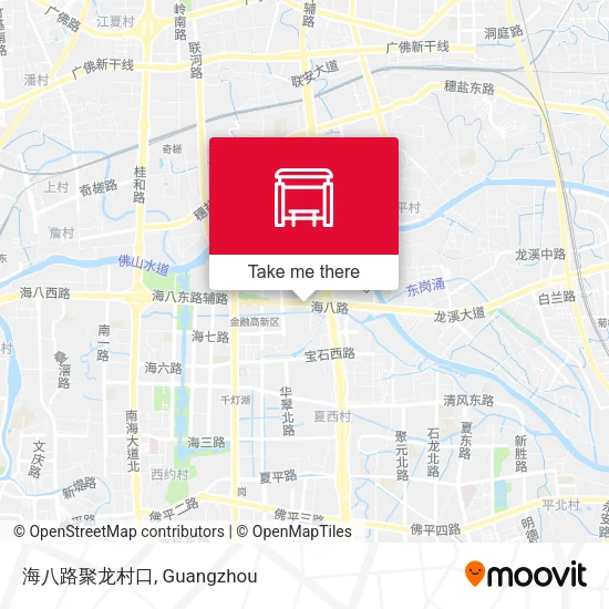 海八路聚龙村口 map