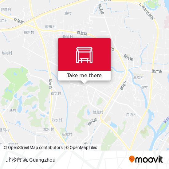 北沙市场 map