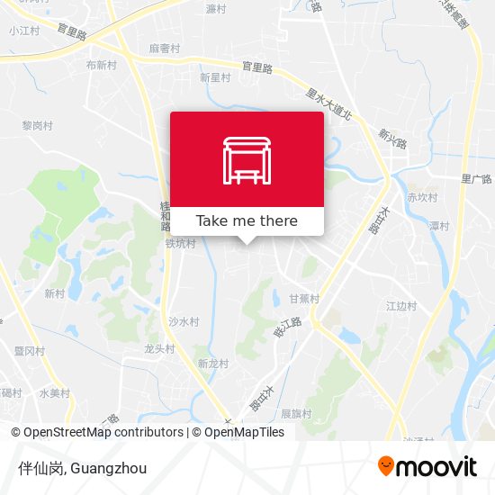 伴仙岗 map